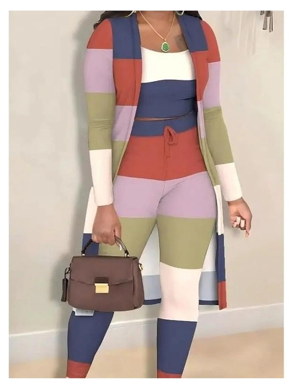 Colorblock Three-Piece Set - Multi - Picture 3 of 6